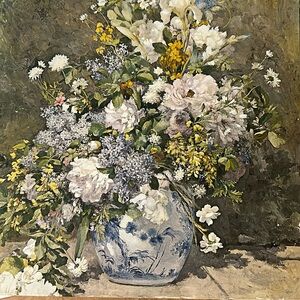 Vintage Springbok puzzle “Spring Bouquet” by Auguste Renoir